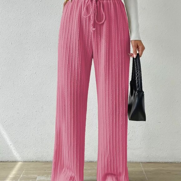 Drawstring Wide Leg Pants - Picture 14 of 16